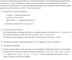 A Program To Find The Most General Unifier For A S Chegg Com