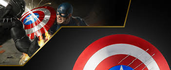 Captain america shield black and gold by kellcandido on. Marvel Masterworks Collection Captain America Shield With Black Panther Claw Marks Out Now Diskingdom Com