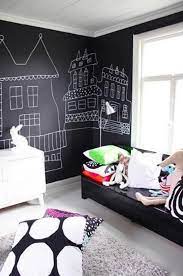 Providing the surface you use is cleaned with soap and water first, you can create a specialty chalkboard surface on any wall, desk, or drawer, allowing your children to get creative with color. 25 Amazing Chalkboard Wall Paint Ideas Unisex Kids Room Kid Room Decor White Kids Room