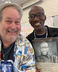 Today I was extremely honored to be placed in the San Gorgonio Hall of Fame  along with esteemed, retired colleague Jana Jolliff. Robert Satterfield  made the recommendation, @connie_boughan organized the ceremony, and