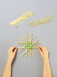 Step 3 Strohsterne Basteln Strohsterne Basteln Strohsterne Sterne Falten Weihnachten