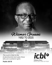 ICBL is deeply saddened by the passing of our longest-serving CEO and  Managing Director, Mr. Wismar Greaves. Mr. Greaves was appointed CEO and  Managing Director in 1994 and served in that capacity