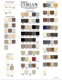 Corian Colors Pdf In 2019 Kitchen Countertop Options