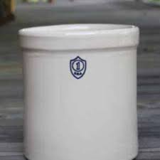 White canister set with wood lids for crocks. Stoneware Fermentaion Crock Lids And Weights Pickling Crock Pressure Cooker Outlet