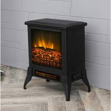 Bring home a beautiful electric fireplace or electric fireplace tv stand today and get amazing savings at big lots! Lokatse Home 15 In Freestanding Electric Fireplace In Black Fd19450 The Home Depot