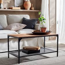 Black and red coffee table. Fjallbo Coffee Table Black 353 8x181 8 90x46 Cm Ikea
