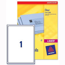 I am creating a reusable tab component. Avery 1 Per Sheet Clear Laser Label A4 Pack Of 25 Hunt Office Ireland