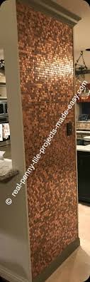 mosaic tile sheets on wall