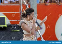 Mary Antunes at the Bahia Carnival Editorial Stock Image