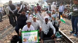 When you're protesting, the actions you don't take can be just as important as the actions you. Protesting India Farmers Halt Train Operations