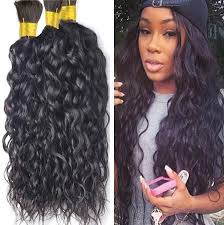 Detangle hair from ends to roots before washing. Brazilian Human Hair Braids Bulk Natural Water Wave No Weft Wet And Wavy Micro Mini Braiding Bulk Hair Black Buy At The Price Of 103 20 In Dhgate Com Imall Com