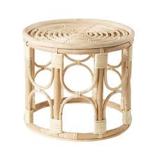 Bout De Canape En Rotin Ajoure Maisons Du Monde En 2020 Canape Rotin Bout De Canape Rotin