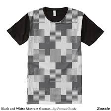 Black And White Square Pattern Shirt Black And White Abstract Geometric Pattern All Over Print T Shirt Zazzle Com Black And White Abstract Black And White Black And White Design