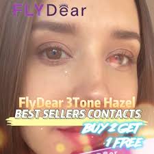 Express yourself with colorful eyes ❤ 🌈😍Everyone's doing it！ ✨#FlyDear  SALE｜BUY 2 GET 1 FREE｜BUY 3 GET 3 FREE｜BUY 5 GET 5 FREE #hazelmakeup  #blueeyes #greeneyes #browneyes #brightmakeup #eyelooks #eyelook  #colourfulmakeup #eyecontatcts #