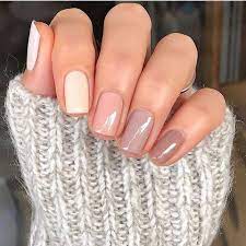 Nail Arts Trend For Winter 2020 Neutral Nails Minimalist Nails Simple Acrylic Nails