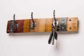 See more of kentucky bourbon barrel furniture on facebook. Small Banded Wine Barrel Coat Rack With Bike Chain Hooks Wine Barrel Wine Barrel Crafts Wine Barrel Furniture