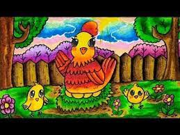 Gambar induk ayam dan anaknya kartun › gambar kartun ayam dan anaknya. Cara Menggambar Dan Mewarnai Induk Ayam Dan Anak Ayam Yang Bagus Dan Mudah Youtube Cara Menggambar Gambar Warna