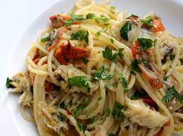 Soft Shell Crab Pasta The Easiest Way To Enjoy The Whole Crab Wishfulchef Com Crab Recipes Crab Pasta Crab Recipes Healthy