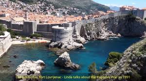 Fort lovrijenac has a triangular shape with three levels and was defended with 10 large cannons, being the largest and most famous called lizard. Old Town Dubrovnik From Fort Lovrijenac Youtube