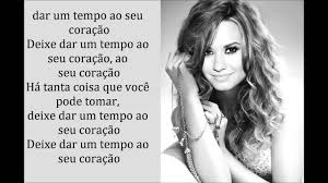 There's just one life to live. Demi Lovato Give Your Heart A Break Traducao Youtube