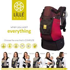 lille baby complete airflow 6in1 baby carrier charcoal berry