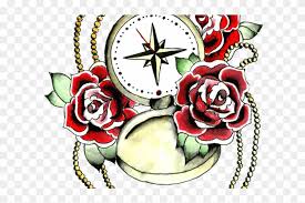 Accompany holmes as he sets foot in 50 locations and interacts with 90 characters. Rose Tattoo Clipart Animal Compass And Rose Tattoo Design Png Download 1048881 Pikpng