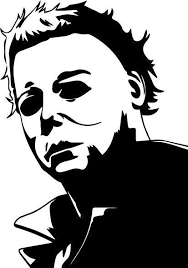 Michael Myers Vinyl Decal Sticker Halloween Carpenter Horror Monster Halloween Stencils Cricut Halloween Halloween Decals