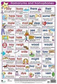 Homonyms And Homophones English Language Learning Learn English English Grammar