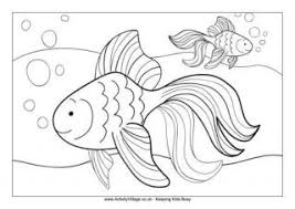 Goldfish are hardy, inexpensive, and a. Goldfish Colouring Pages