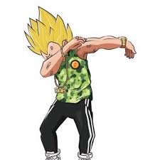 Super Saiyan Vegeta Dabbing Dragon Ball Dragon Trill Cartoon