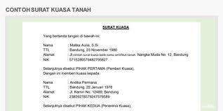 Salah satu jenis surat kuasa resmi yang sering ditemukan adalah surat yang dibuat pemimpin perusahaan kepada karyawannya. Download 4 Contoh Surat Kuasa Tanah Doc Pdf