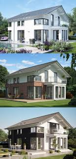 Fassadengestaltung Einfamilienhaus Mit Satteldach Fassade Klinker Holz Putz Fertighaus Evolution 154 V3 Fassade Klinker Fassadengestaltung Einfamilienhaus