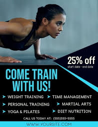 Fitness clipart black and white. Gym Advertisement Gym Advertising Fitness Flyer Workout Posters