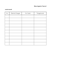 Download aplikasi buku kegiatan surat keluar dan surat masuk format excel. Contoh Buku Agenda Surat Keluar Tpq Excell