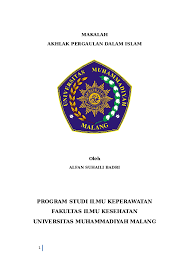 13 batas pergaulan antara lelaki dan perempuan di antara adab dalam pergaulan: Doc Akhlak Pergaulan Dalam Islam Alfan Suhaili Badri Academia Edu