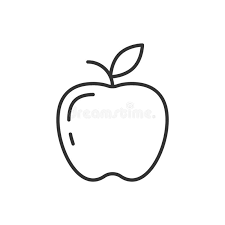 Paste the html into your website. Apple Outline Icon On White Background Apple Fruit Icon Vektor Abbildung Illustration Von Vegan Diat 153388666