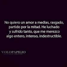 Amor Verdadero Amor A Medias Amor Frases Bonitas