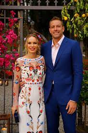 Caroline Wozniacki And David Lee Wedding Roland Mouret Dress Caroline Wozniacki Embroidered Dress