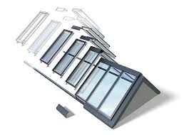 Alternativ Zum Lichtband Bietet Velux Das Modulare Oberlicht System In Der Variante Sattel Lichtband Mit Neigungen Von 25 Bis 40 Lichtband Dachlicht Oberlicht