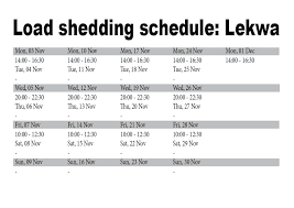 Never be left in the dark and unprepared. Load Shedding Schedule New Download For Iphone