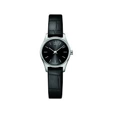 Ou bien des montres bracelets ? Montre Calvin Klein Femme Bracelet Cuir Noir Femme Modele K4d231c1 Maty