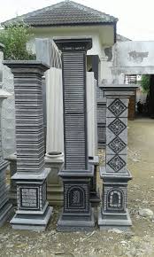 Model profil tiang teras rumah yang sesuai. Profil Motif Batu Alam Profil Beton Galvalum Gypsum Madura