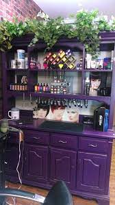 This Could Work Out Perfectly Perhaps Pastel Blue Or White Turn Into Color Bar And Storage For Current Pr Salon Decor Beauty Salon Decor Hair Salon Interior