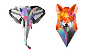 One Image A Day For 365 Days We Take Five With The Inspirational Digital Artist As He Approaches Th Geometric Animal Tattoo Geometric Animals Elephant Tattoos