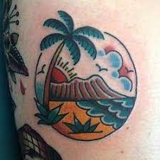 Pin By Kyle Kauss On Palm Tree Hawaii Tattoos Old School Tattoo Designs Traditional Tattoo Love