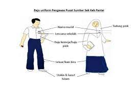 Pengawas berhimpun pada jam 7.40 pagi di bilik hamka. Baju Pengawas Pusat Sumber