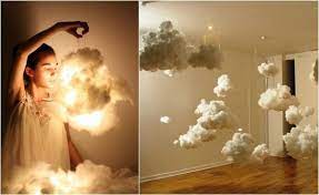 Viral cloud ceiling from tiktok q&a/update. 10 Statement Light Fixtures You Can Make Yourself Statement Light Fixture Diy Light Fixtures Fixtures Diy