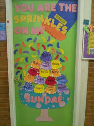 Check out our favorite classroom doors below for inspiration! Summer Ice Cream Door Decoration Door Decorations Door Decorations Classroom Classroom Decorations
