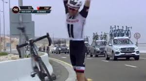 After winning the silver medal at the olympic time trial on. Video Tom Dumoulin Throws A Wobbly And His Bike At The Abu Dhabi Tour Road Cc