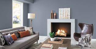 Want to add color to a room but don't want to make a big commitment? Calming Living Room Ideas And Inspirational Paint Colors Behr